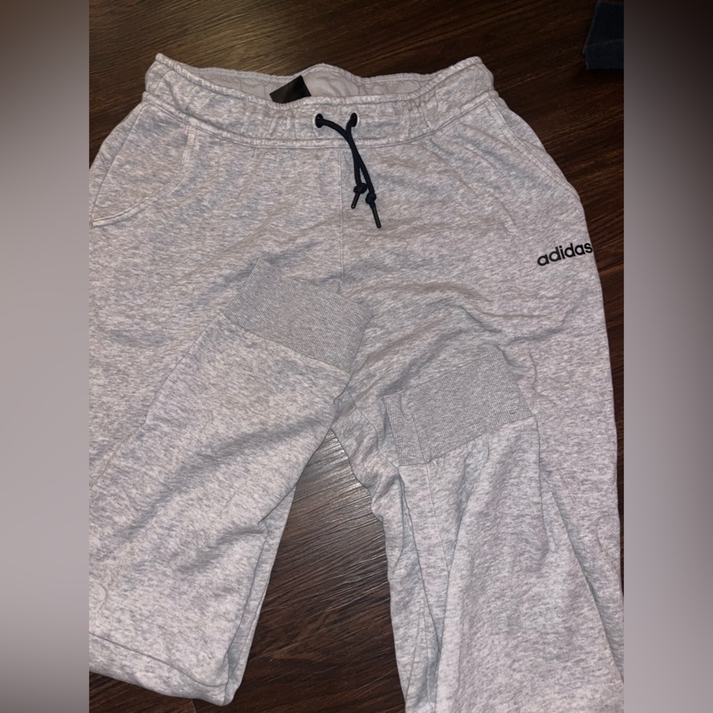 Gray Adidas Jogger Sweatpants
